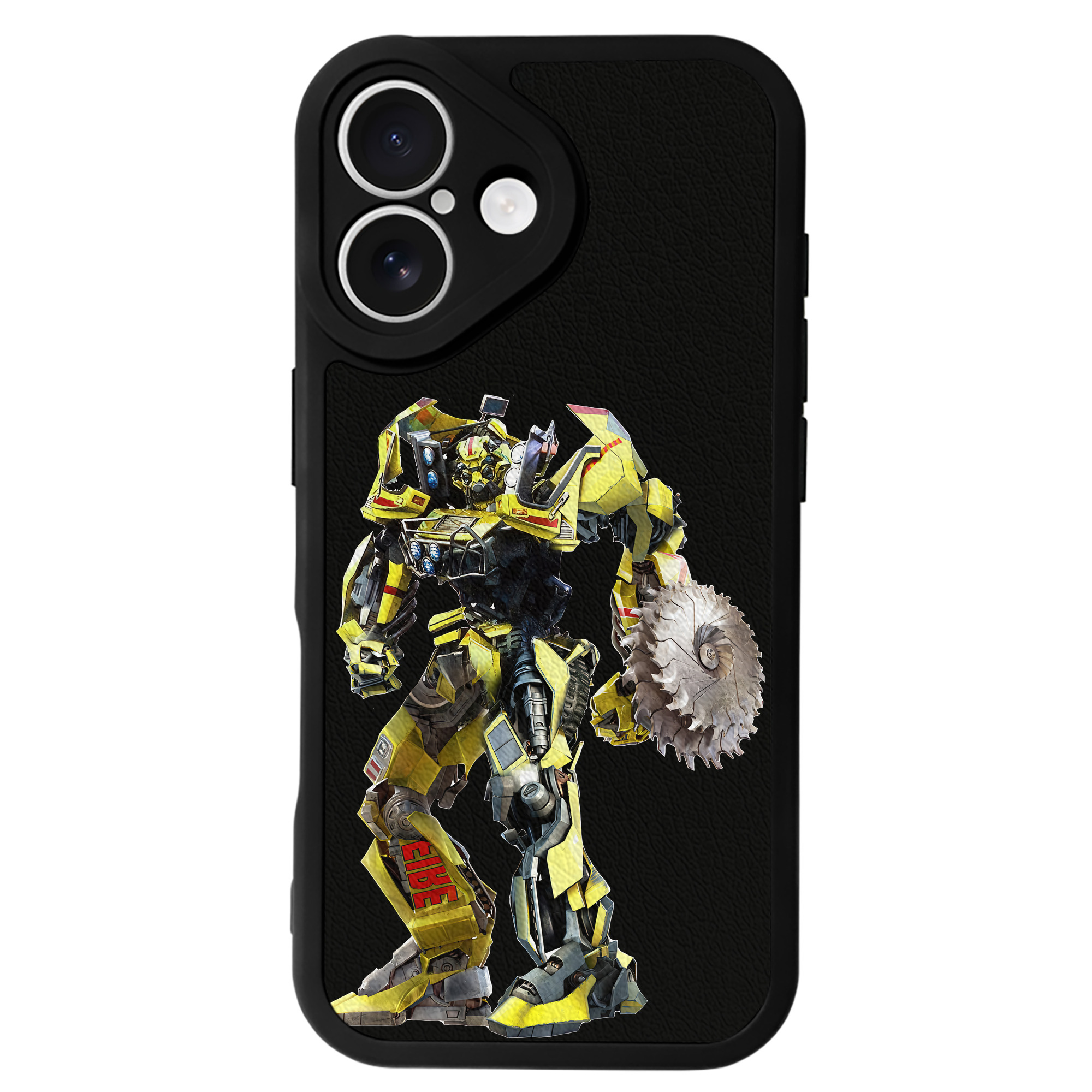 （画像用） Transformers トランスフォーマー 【iPhone 16シリーズ対応】シリコンスマホケース（レザー調） 材質：シリコン